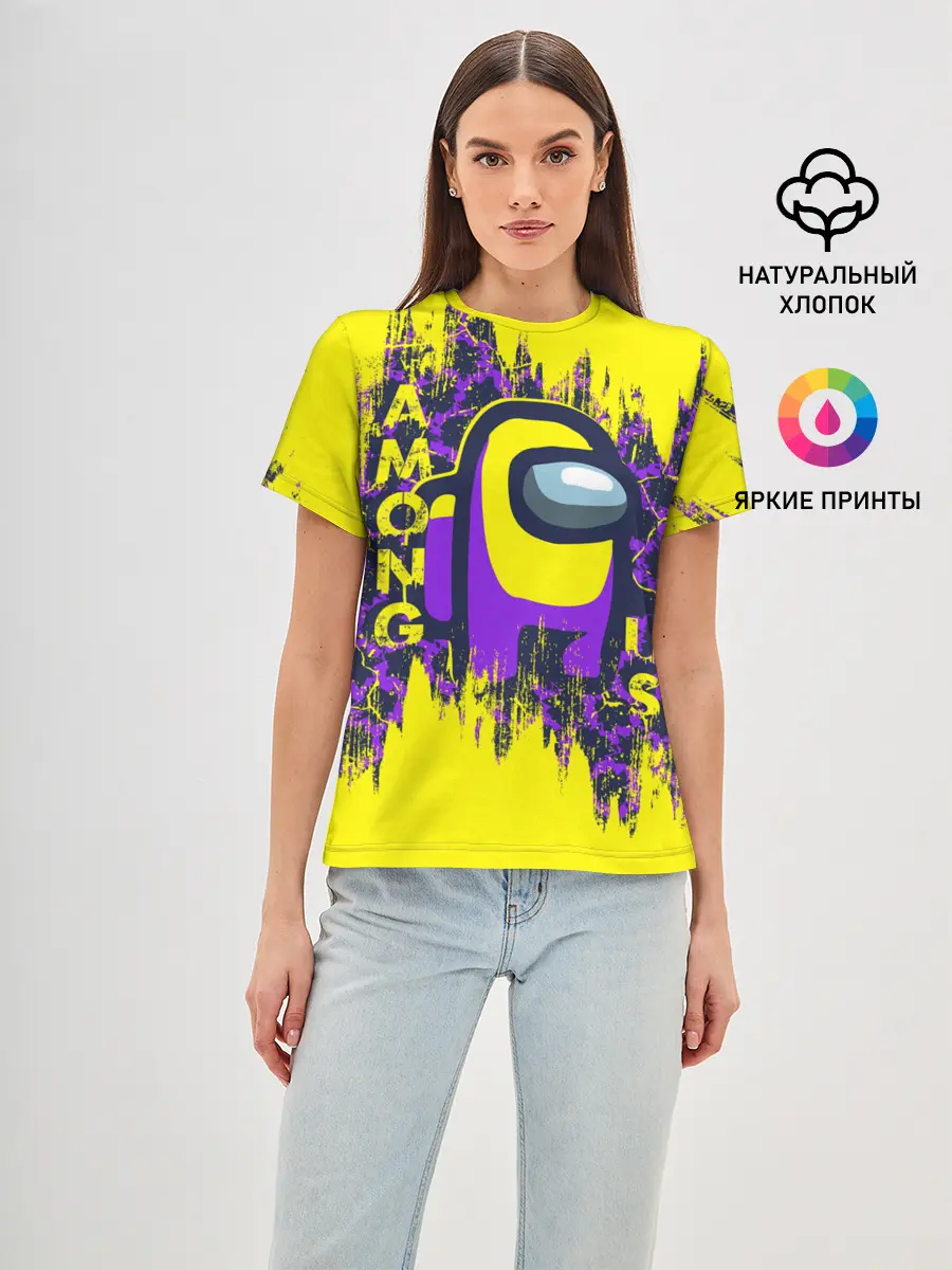 Женская базовая футболка / AMONG US