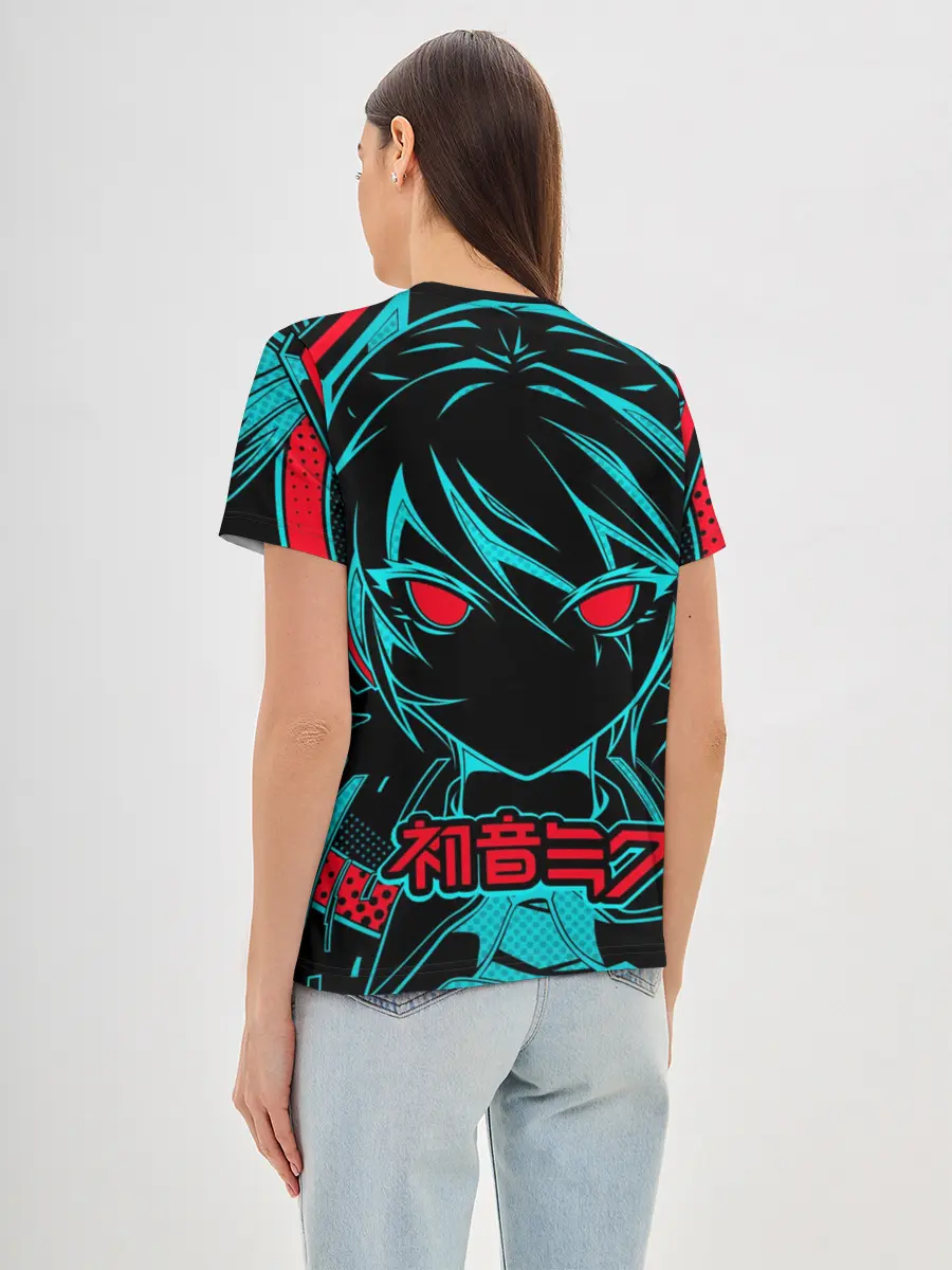 Женская базовая футболка / Мику Хацунэ / Hatsune Miku