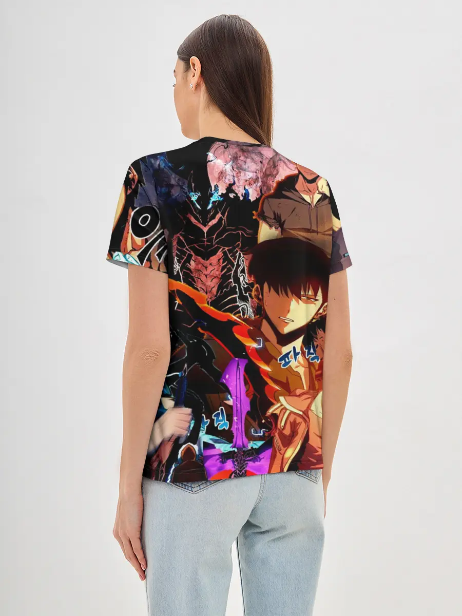 Женская базовая футболка / Solo Leveling