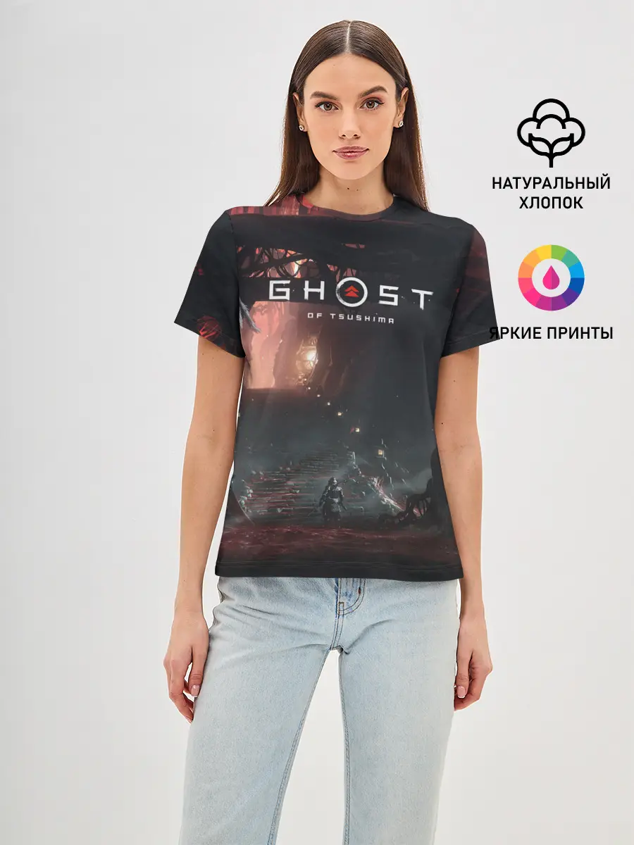 Женская базовая футболка / Samurai | Ghost of Tsushima