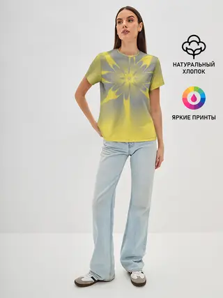 Женская базовая футболка / Абстракция