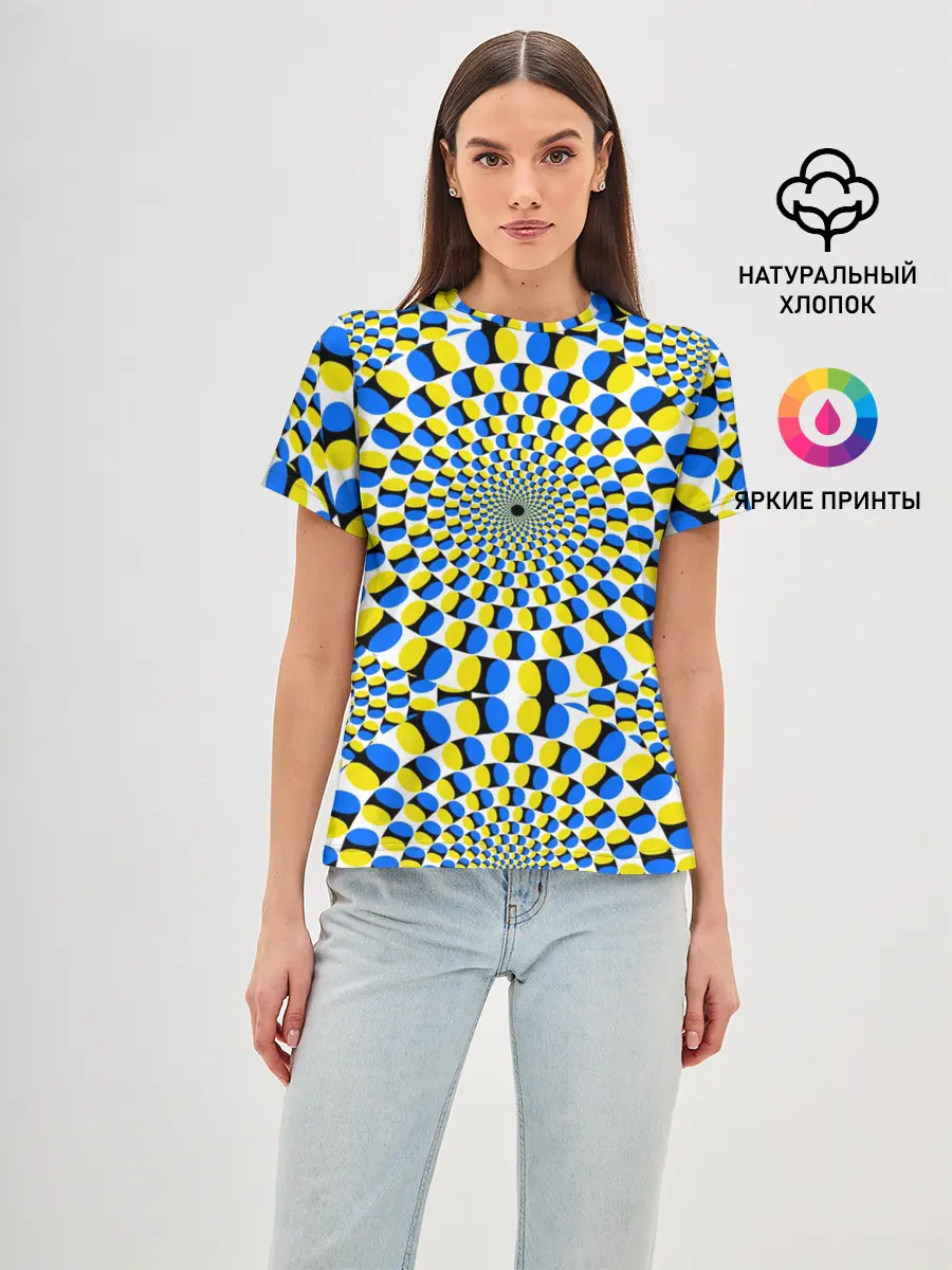 Женская базовая футболка / ИЛЛЮЗИЯ