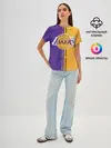 Женская базовая футболка / Los angeles lakers. NBA
