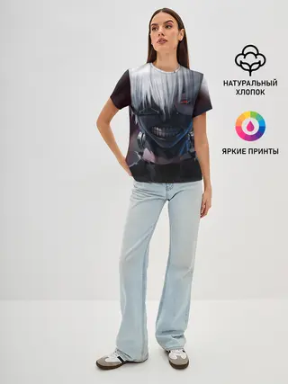 Женская базовая футболка / TOKYO GHOUL | ТОКИЙСКИЙ ГУЛЬ