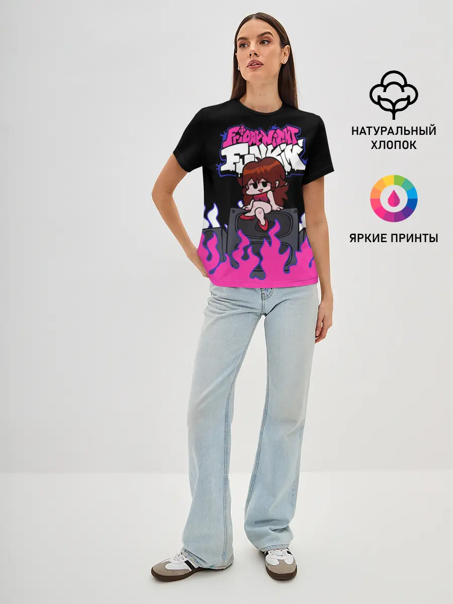 Женская базовая футболка / Girlfriend