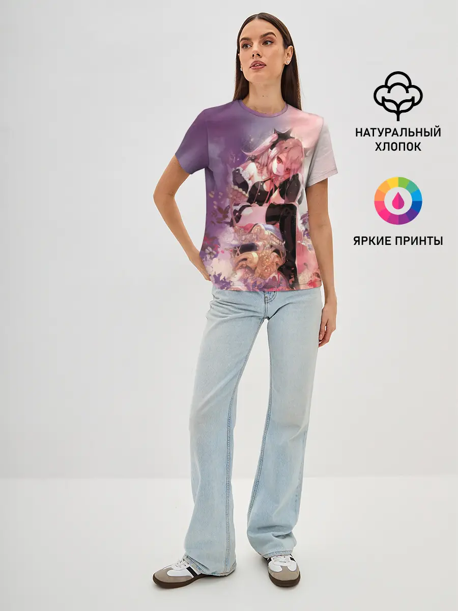 Женская базовая футболка / Kururu