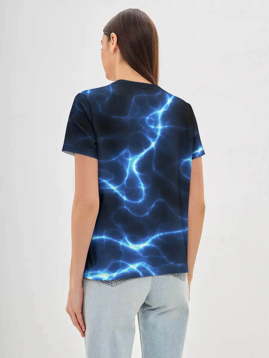 Женская базовая футболка / Energy Waves