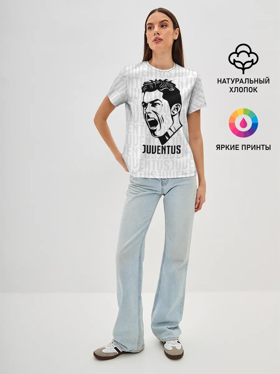 Женская базовая футболка / RONALDO JUVE SPORT