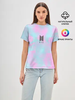Женская базовая футболка / BTS