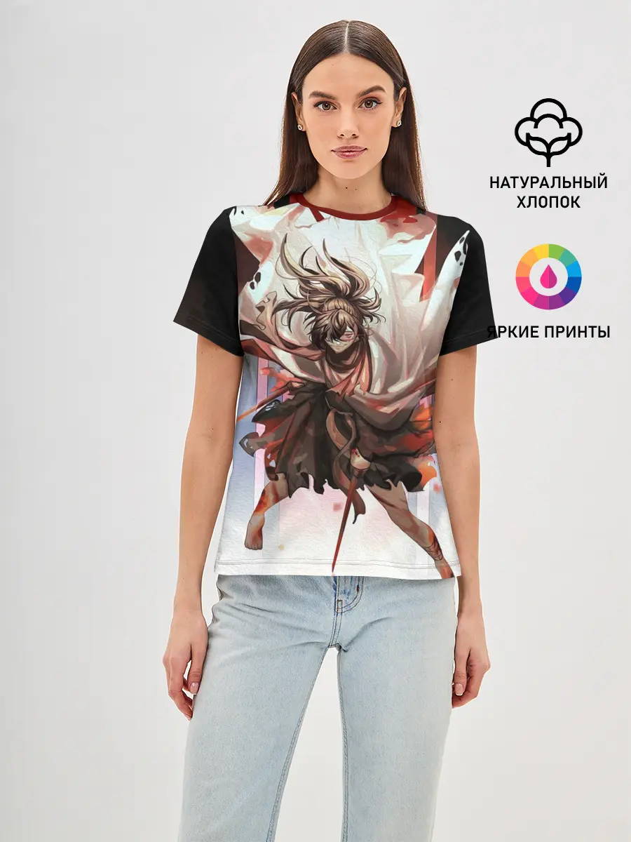 Женская базовая футболка / ХЯККИМАРУ | ДОРОРО