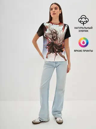 Женская базовая футболка / ХЯККИМАРУ | ДОРОРО