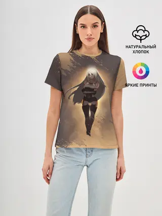 Женская базовая футболка / Type A No.2 | Nier Automata