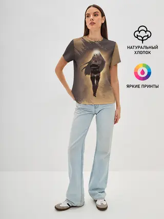 Женская базовая футболка / Type A No.2 | Nier Automata