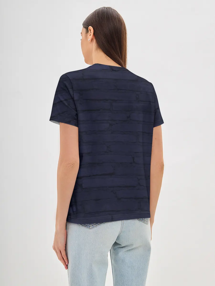 Женская базовая футболка / Bad cat