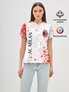 Женская базовая футболка / AC MILAN / МИЛАН