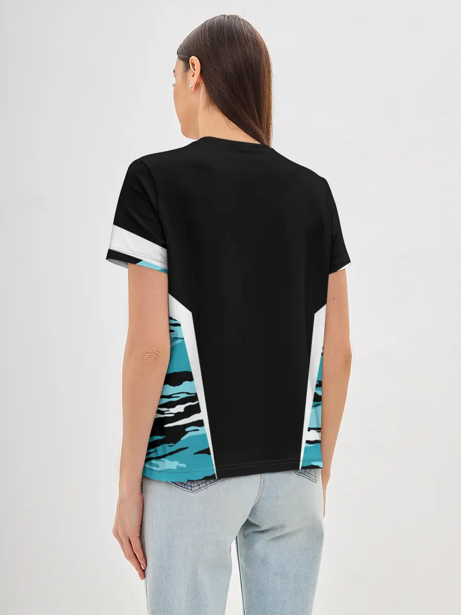 Женская базовая футболка / ВВС России Камуфляж