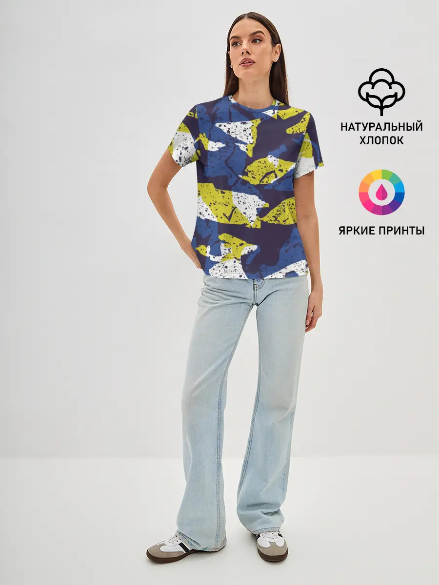 Женская базовая футболка / Пятна
