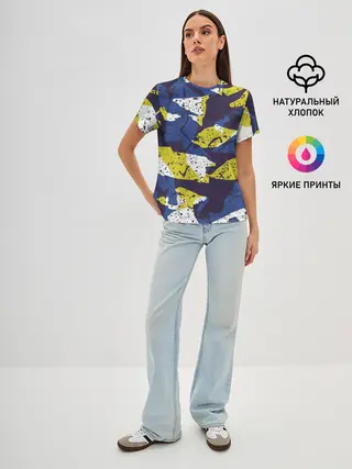 Женская базовая футболка / Пятна