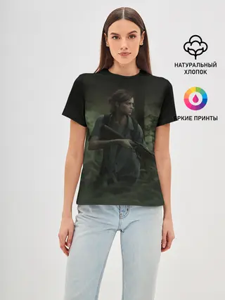 Женская базовая футболка / THE LAST OF US 2 ЭЛЛИ