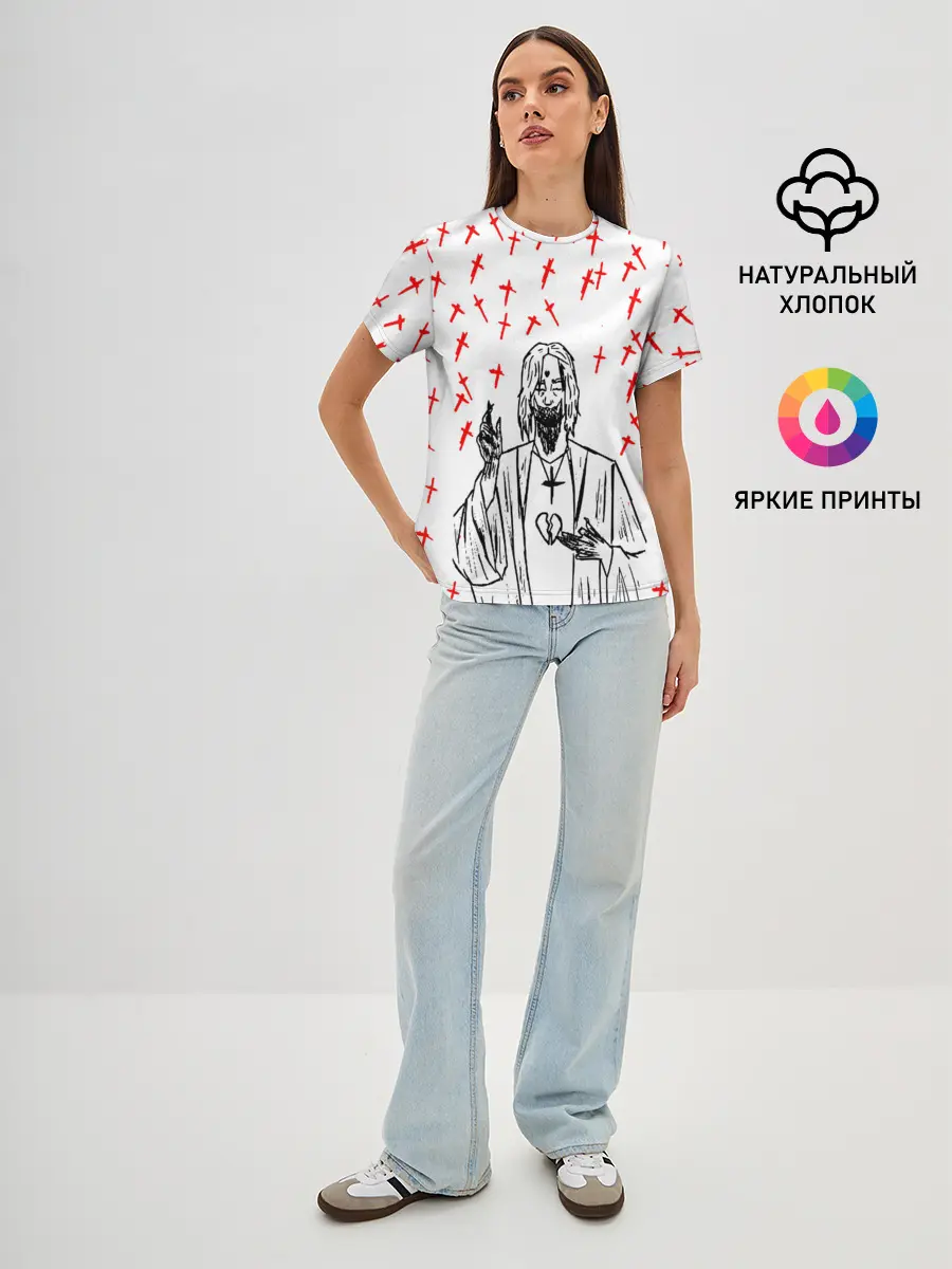 Женская базовая футболка / GHOSTEMANE