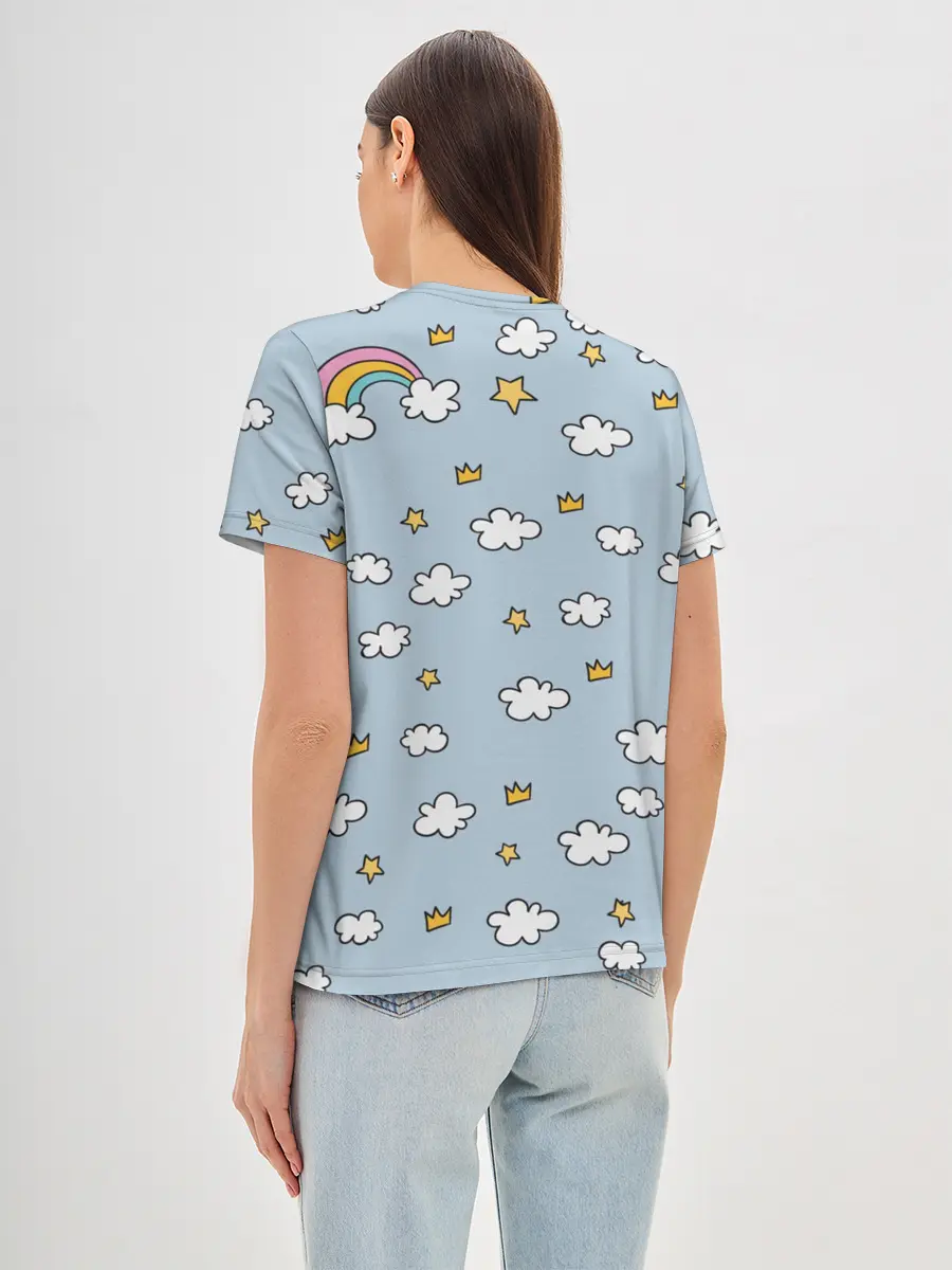 Женская базовая футболка / Винил Скрэтч