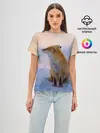 Женская базовая футболка / Лисичка