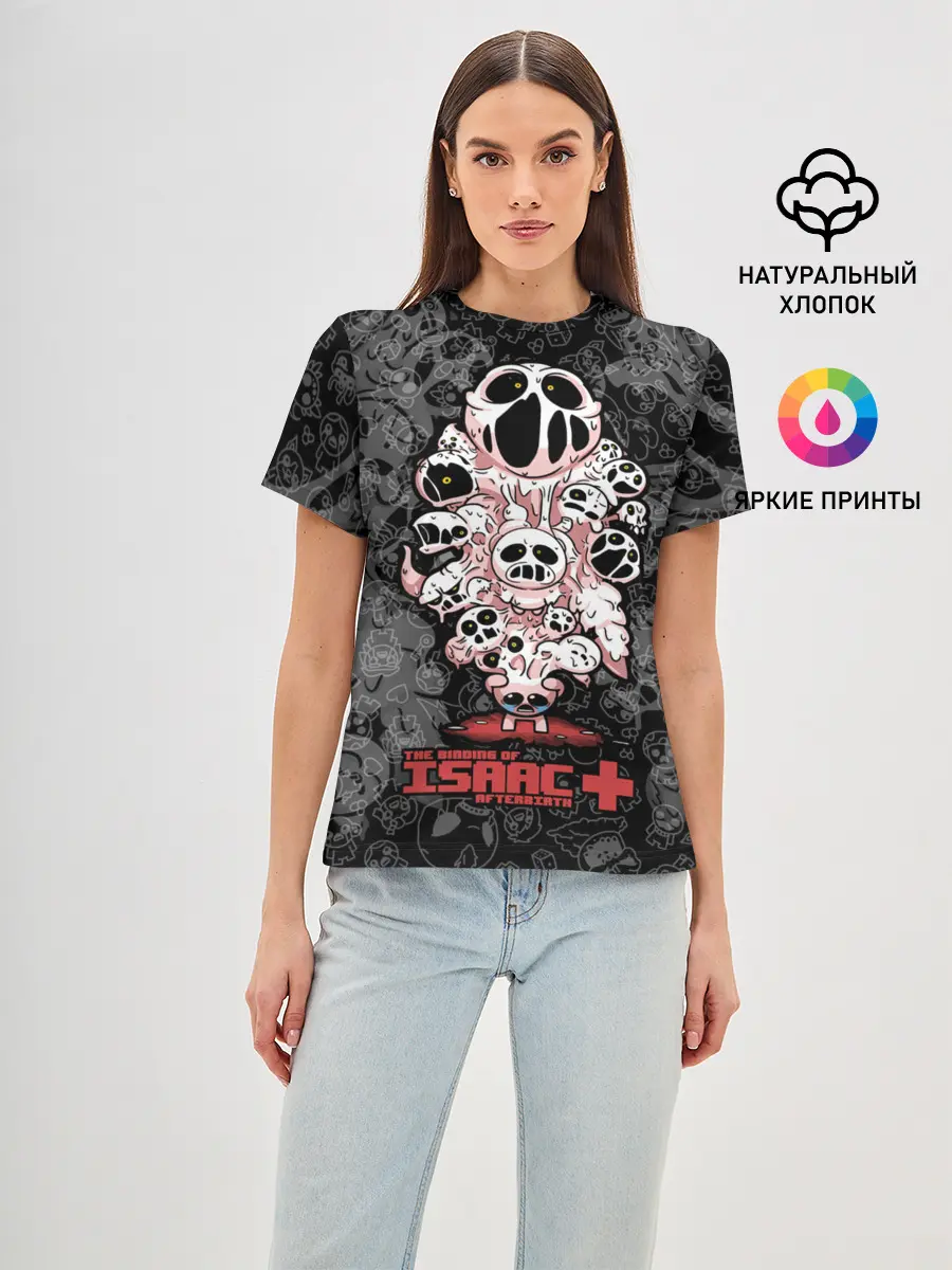 Женская базовая футболка / The Binding of Isaac