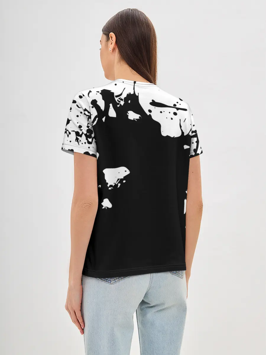 Женская базовая футболка / Velial Squad свет или тьма,