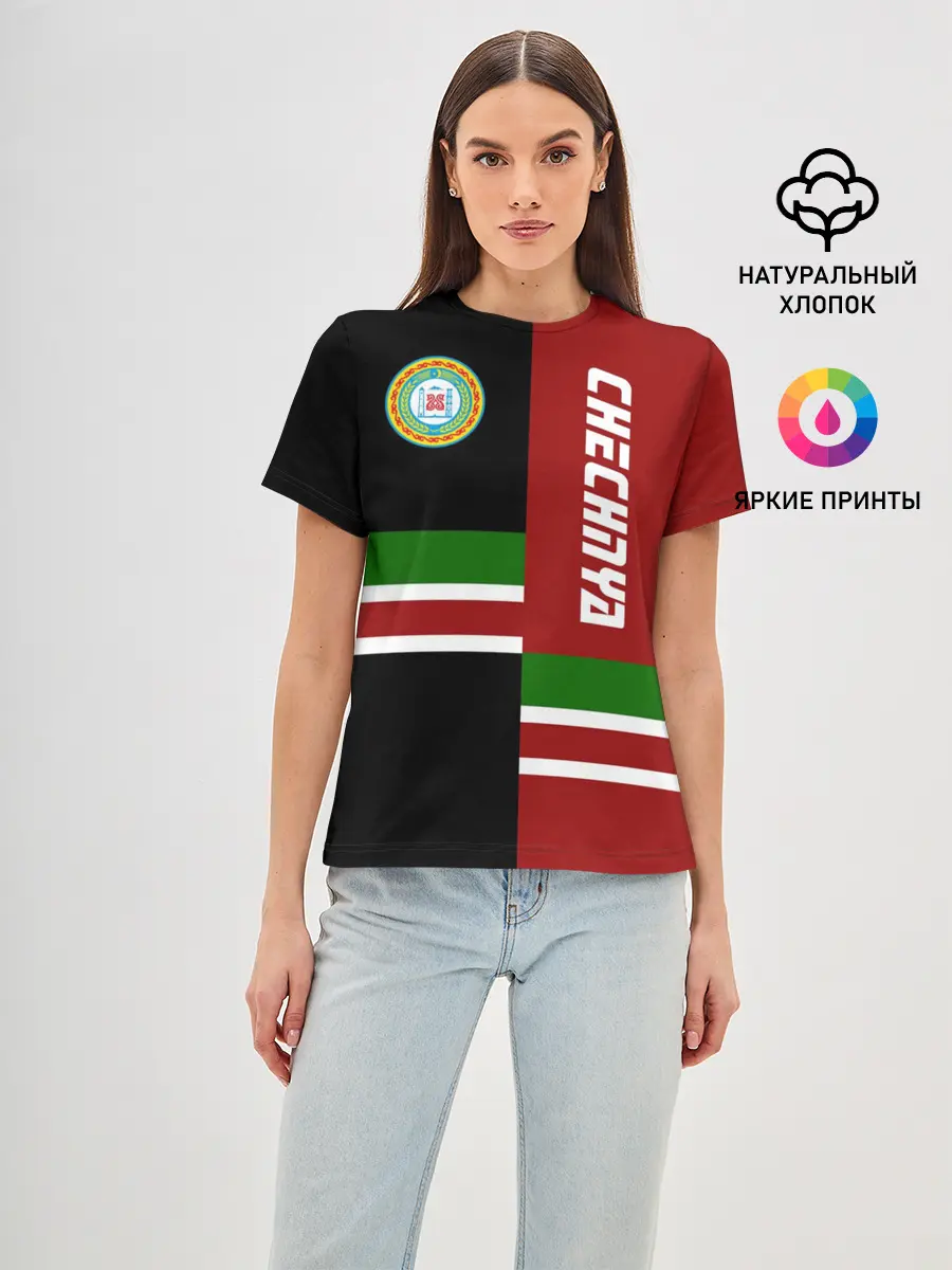 Женская базовая футболка / CHECHNYA