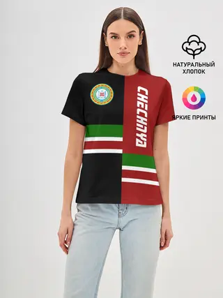Женская базовая футболка / CHECHNYA
