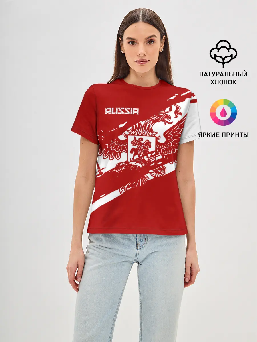 Женская базовая футболка / Russia