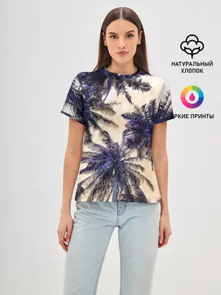 Женская базовая футболка / Тропики