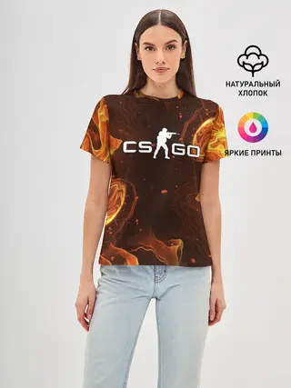 Женская базовая футболка / COUNTER STRIKE