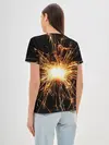 Женская базовая футболка / фейерверк души