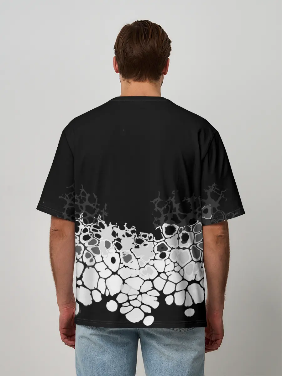 Мужская футболка оверсайз / mayhem