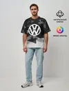 Мужская футболка оверсайз / Volkswagen sport geometry