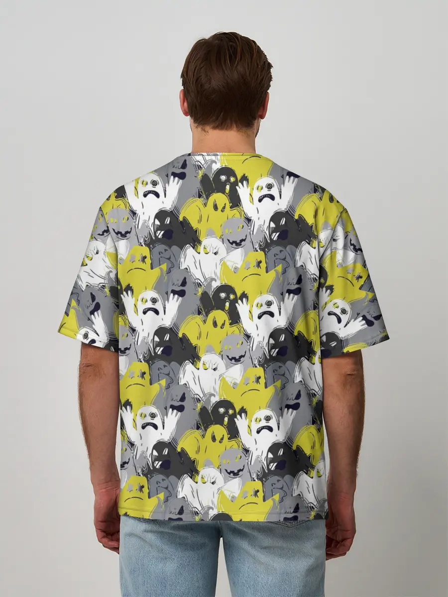 Мужская футболка оверсайз / Привидения