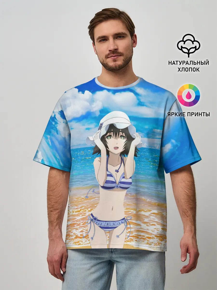 Мужская футболка оверсайз / Маюри