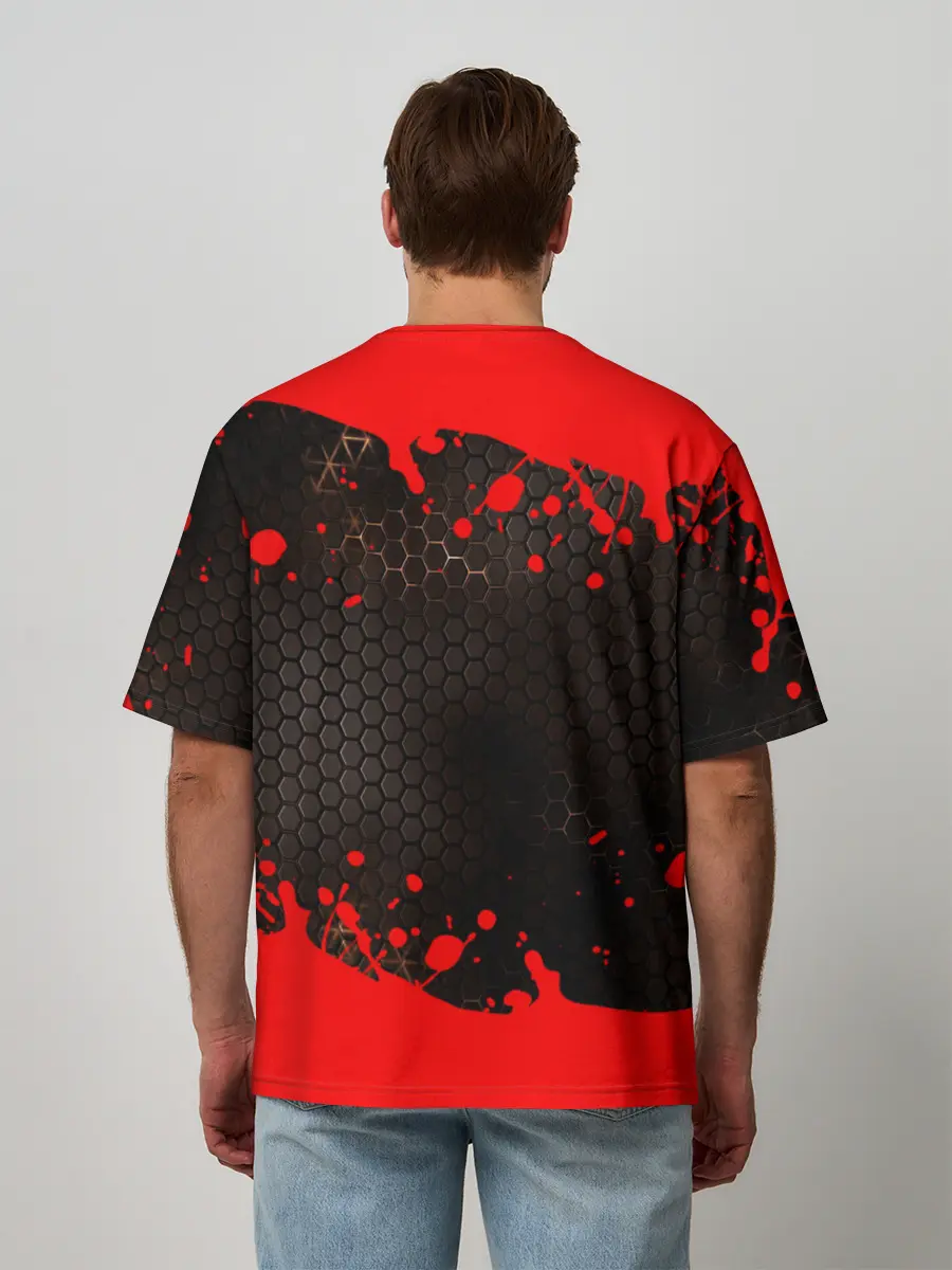 Мужская футболка оверсайз / МЕРСЕДЕС