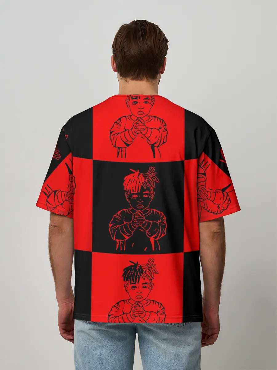 Мужская футболка оверсайз / XXXTENTACION LOVE