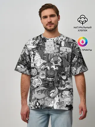 Мужская футболка оверсайз / Дота 2