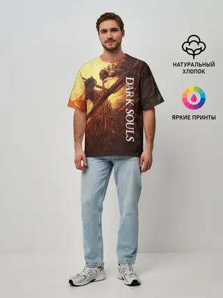 Мужская футболка оверсайз / Нито повелитель могил