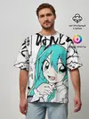 Мужская футболка оверсайз / Hatsune Miku