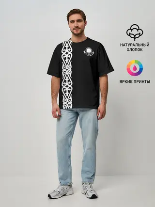 Мужская футболка оверсайз / Форма Казахстан