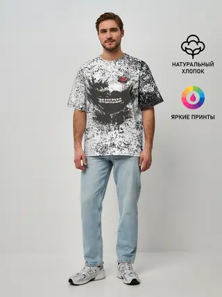 Мужская футболка оверсайз / Kaneki Ken