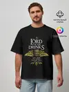 Мужская футболка оверсайз / Lord of Drinks