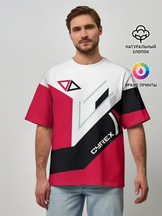 Мужская футболка оверсайз / Cyrex