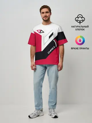 Мужская футболка оверсайз / Cyrex