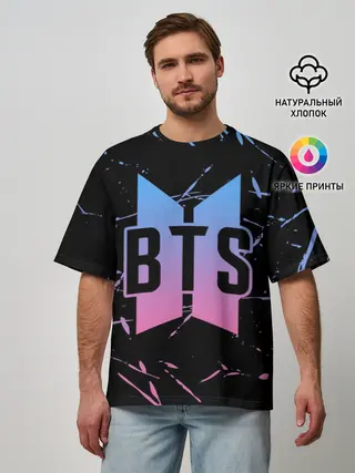 Мужская футболка оверсайз / BTS LOVE YOURSELF | БТС
