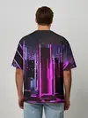 Мужская футболка оверсайз / PINK CITY